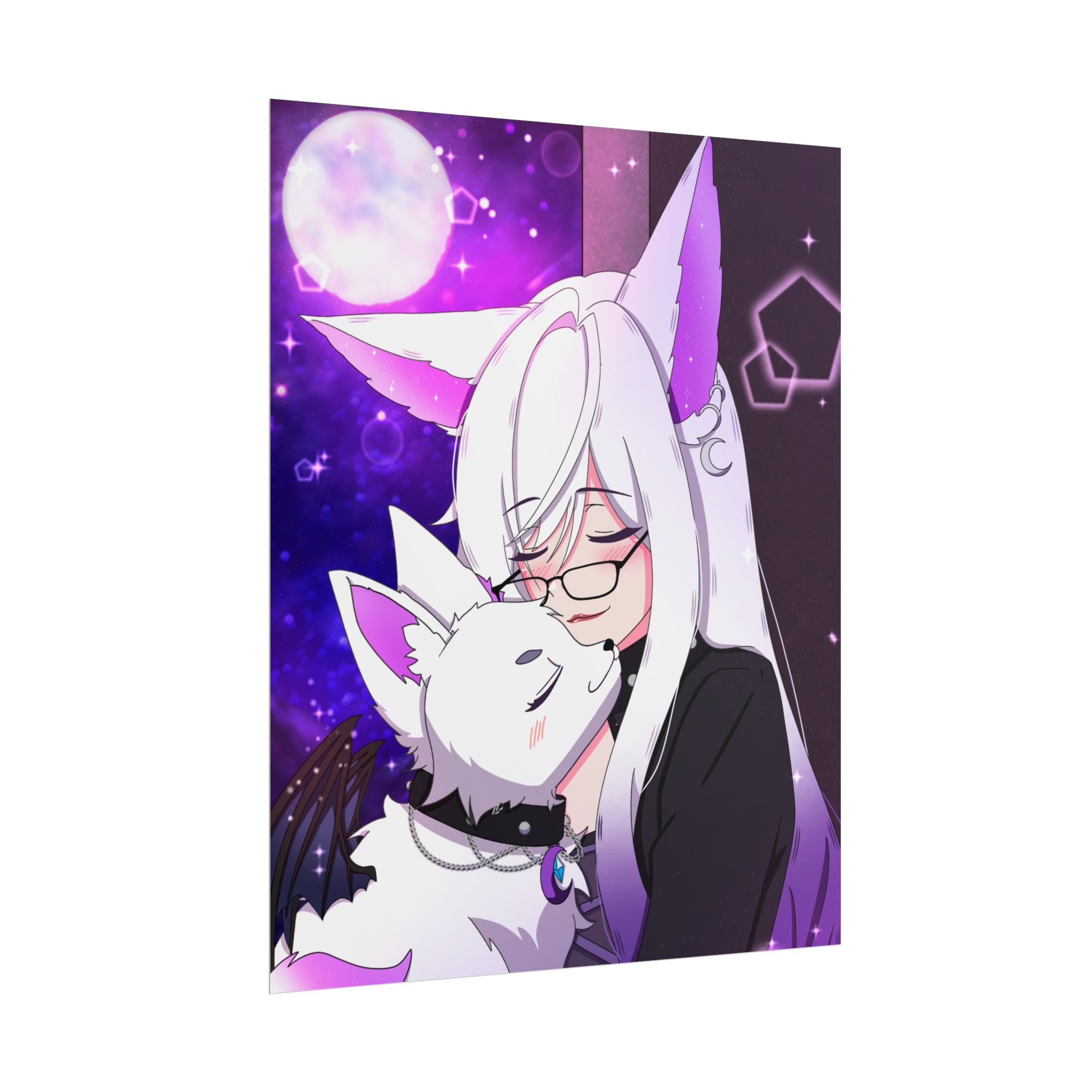 EepySpectre "Moonlit Hug" Poster