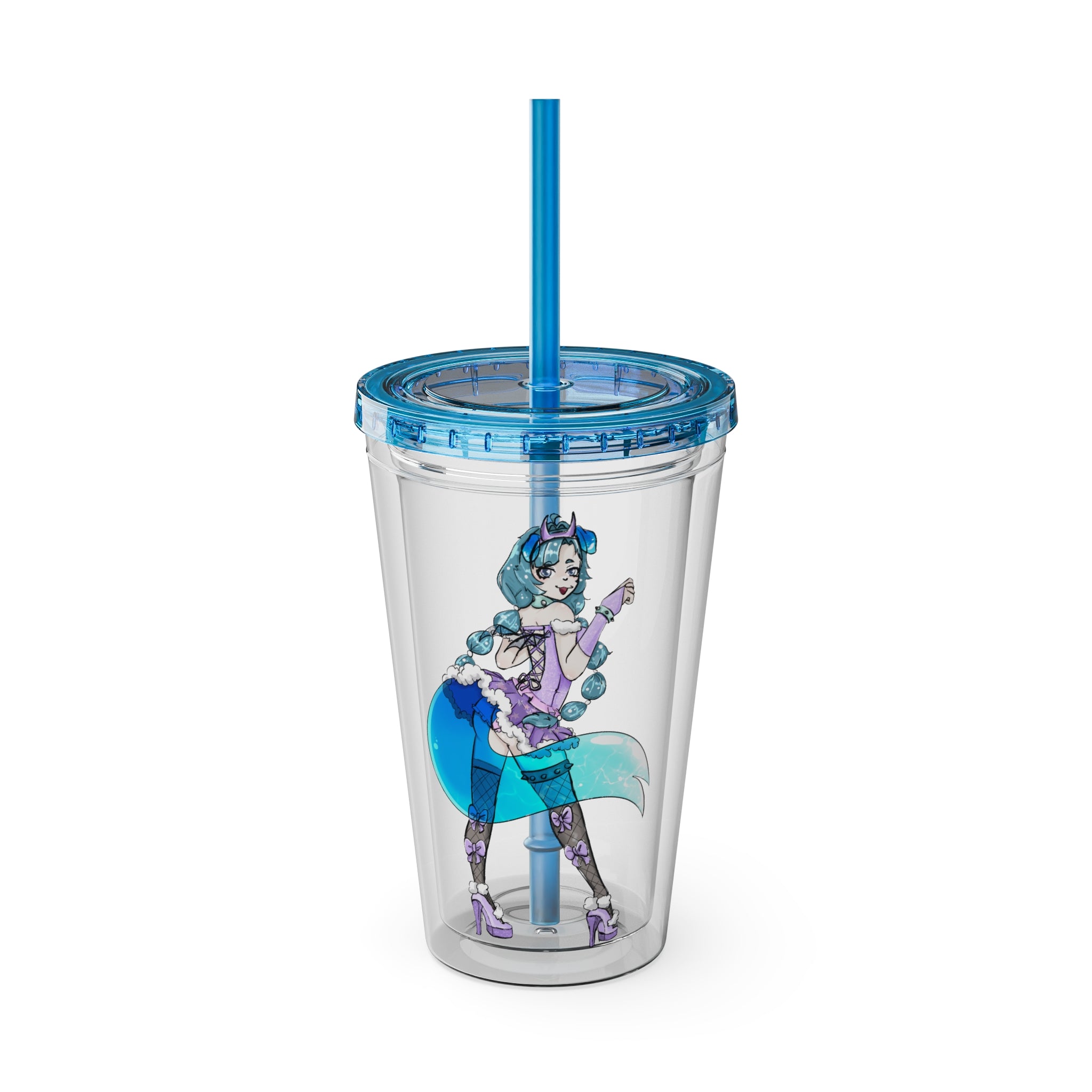 ShinyTinsel "Cheeky" Acrylic Tumbler