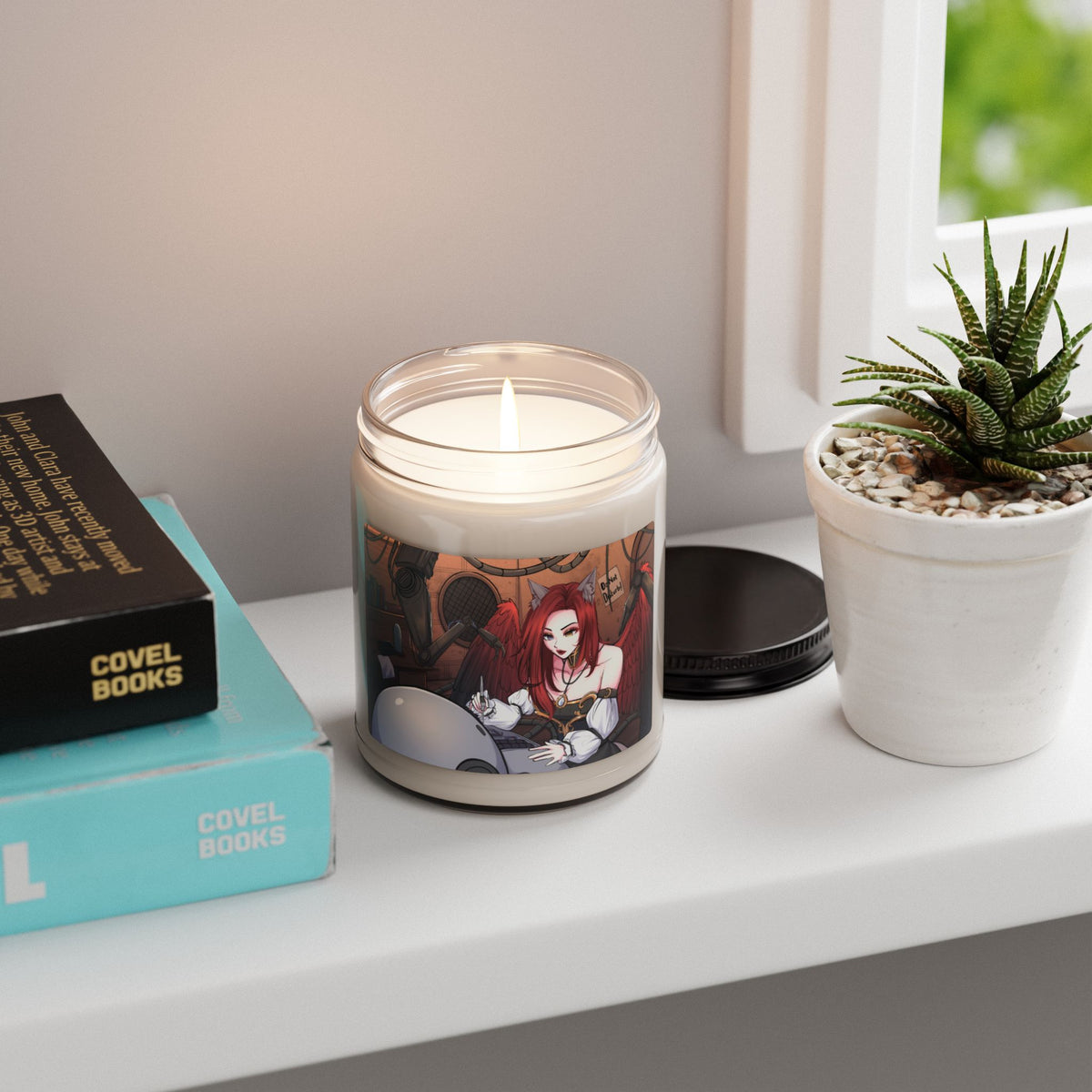 MiniAlphaAsh "Do Not Disturb" Candle