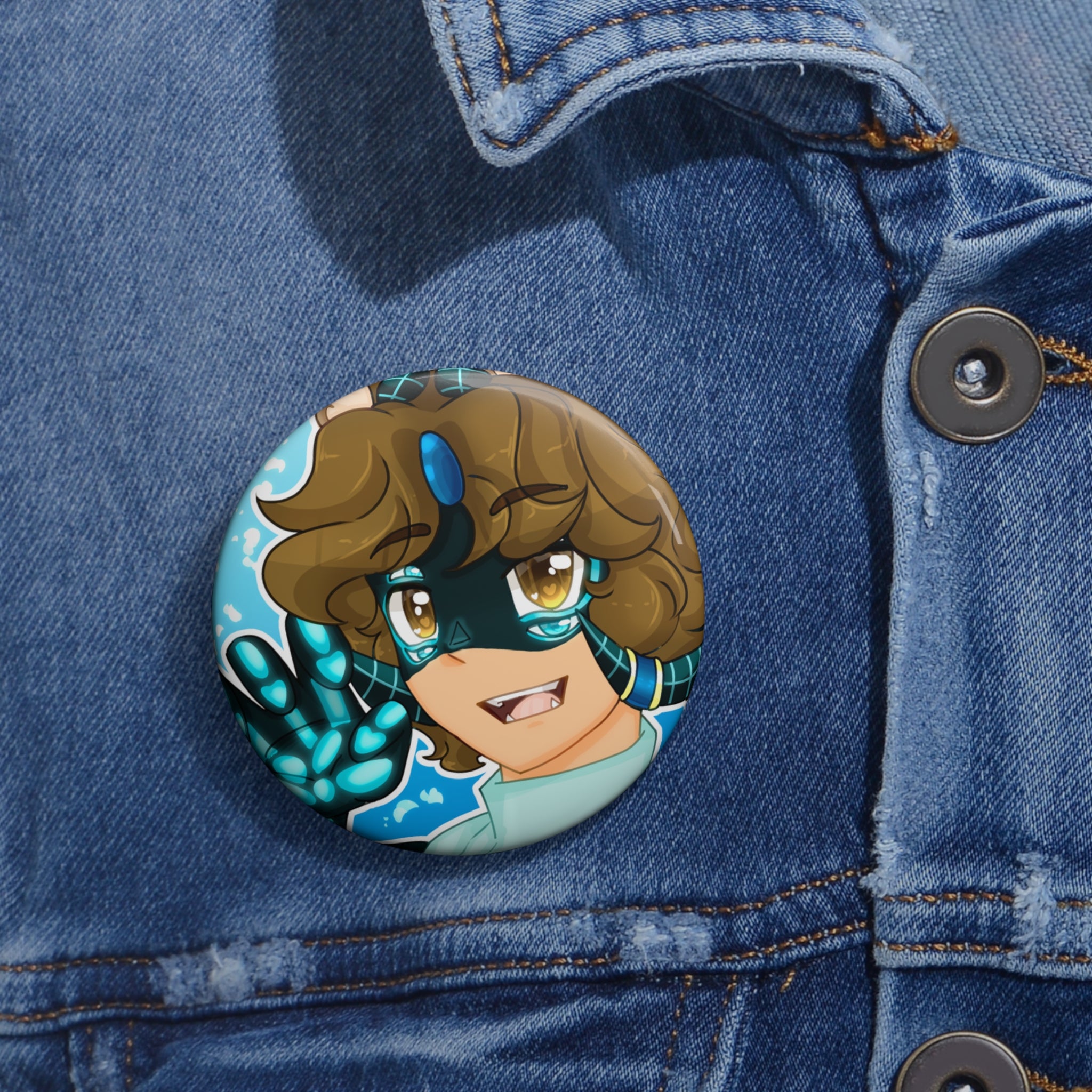PercyEverett Button Pin