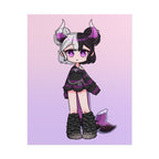 Axolpuff "Evil Axol Chibi" Poster