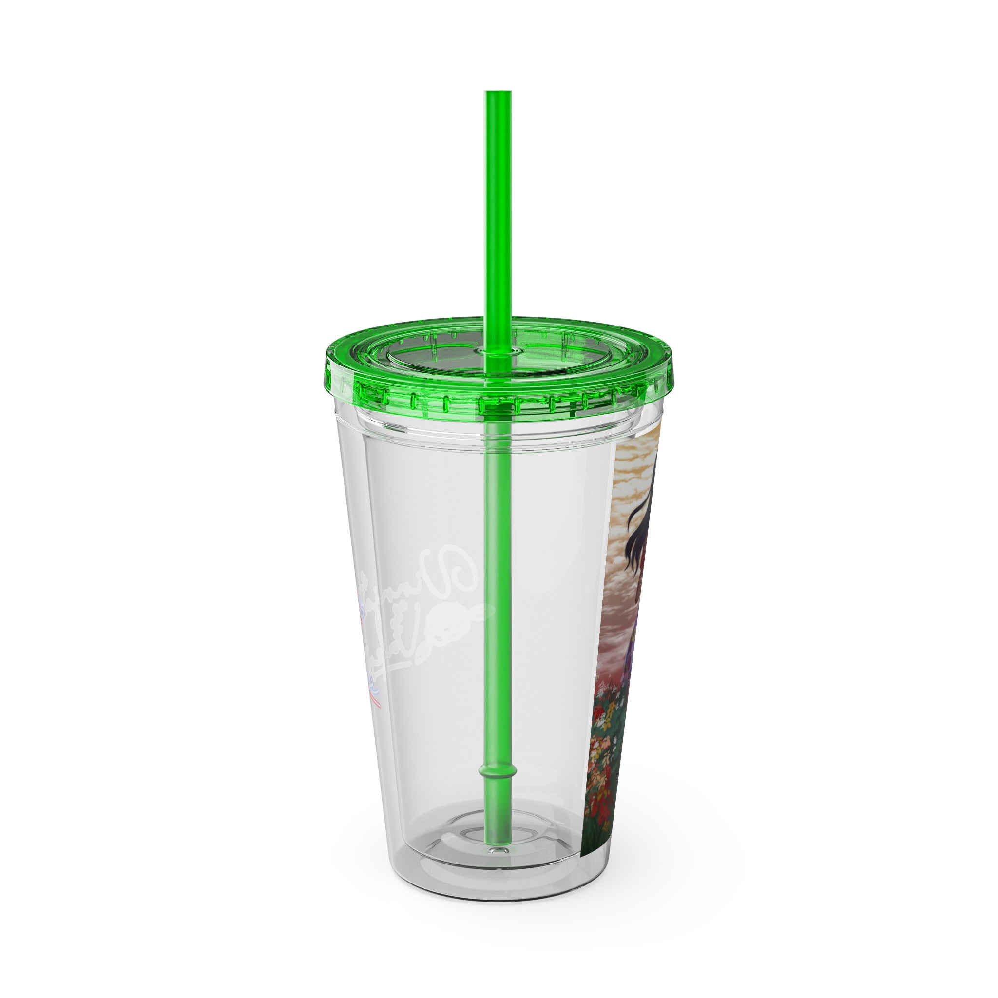 Vinnia Valentine "Rose Garden" Acrylic Tumbler