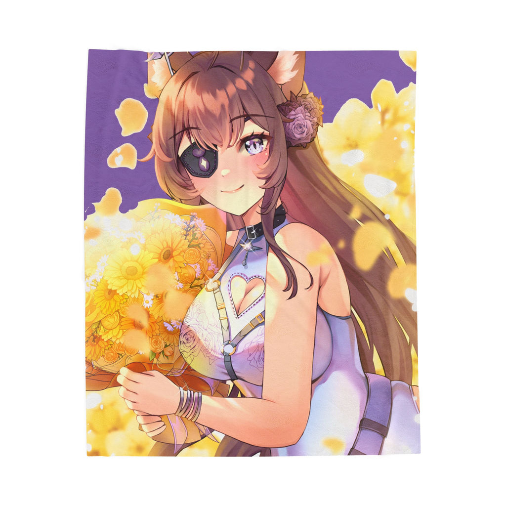 Canin Rose “Flower Field” Blanket