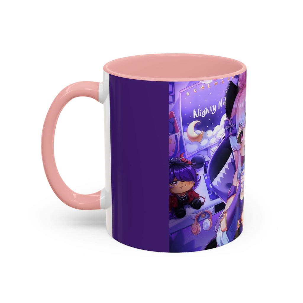 "Time To Stream!" Nighty Neko Mug