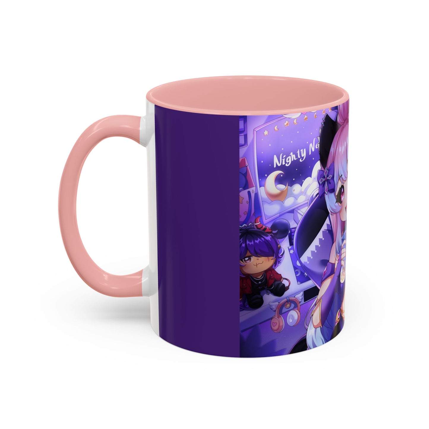 "Time To Stream!" Nighty Neko Mug