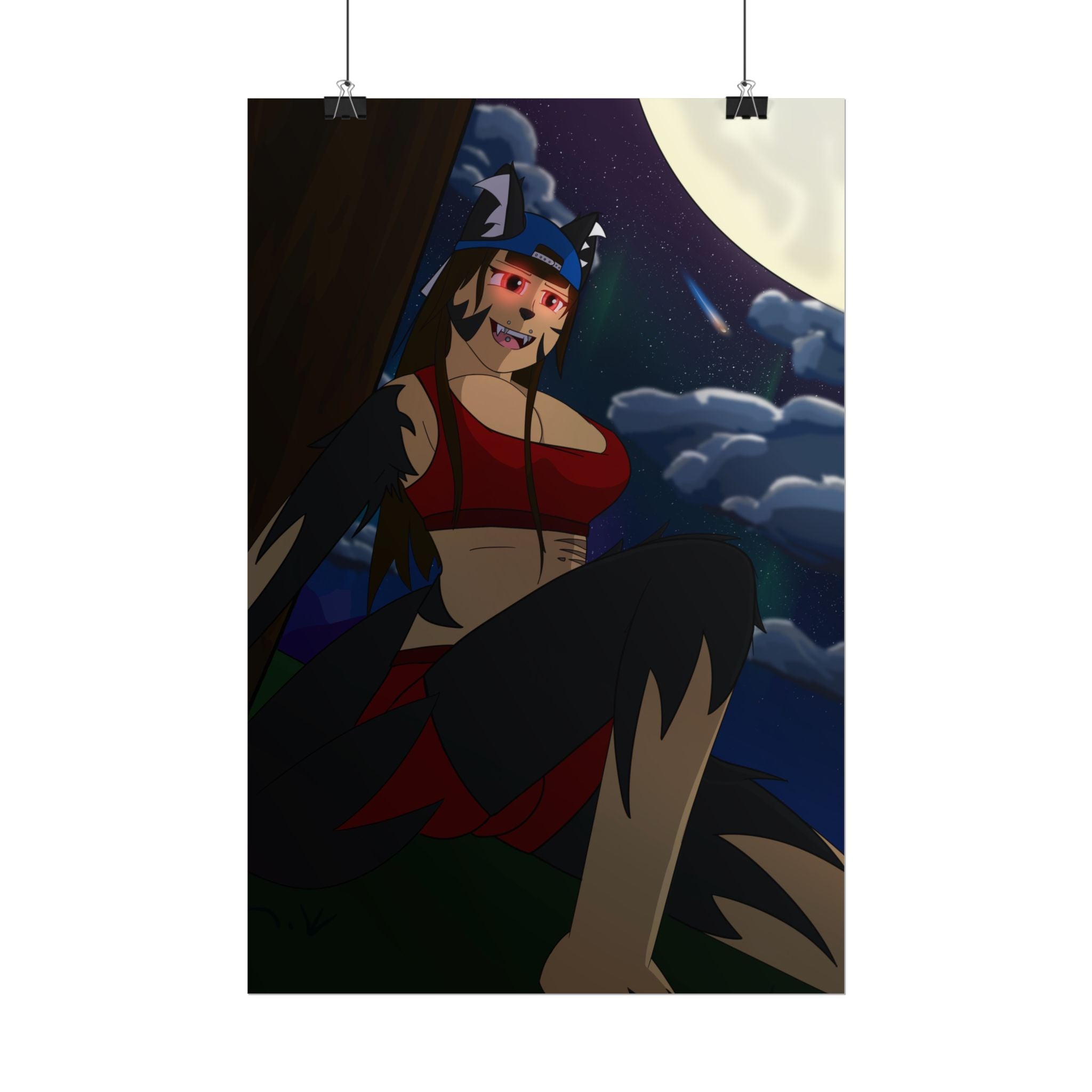 LunarLycanthrope "Catchin' a Breath" Poster