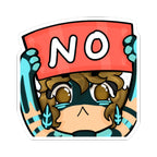 PercyEverett "NO" Sticker