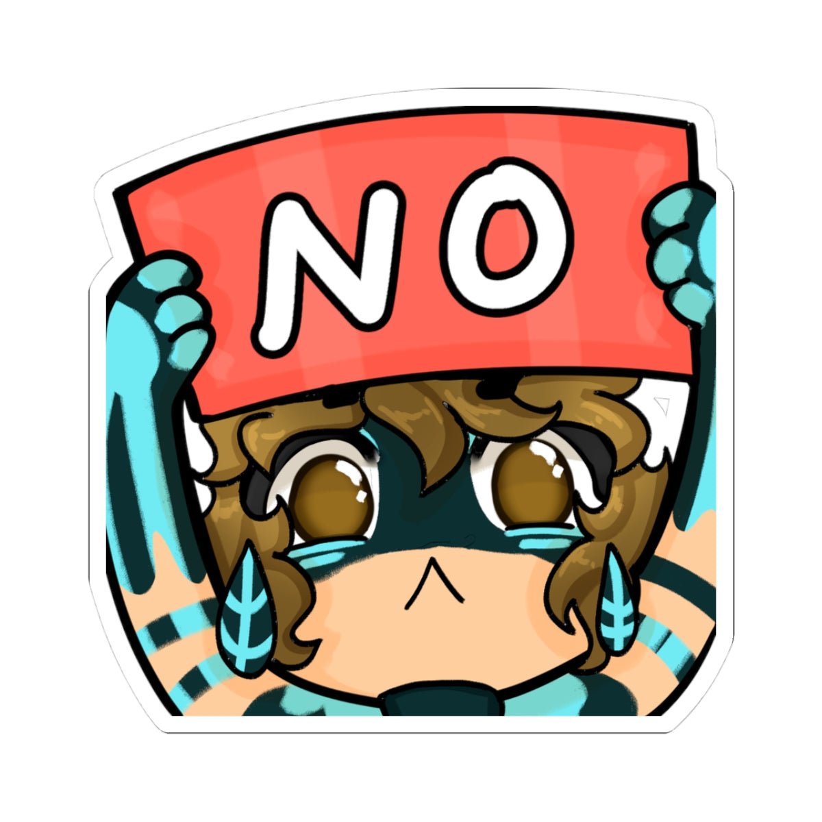 PercyEverett "NO" Sticker