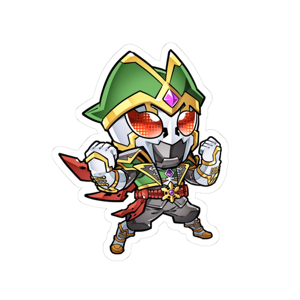 Masked Pirate Geist "Victory Shout" Sticker