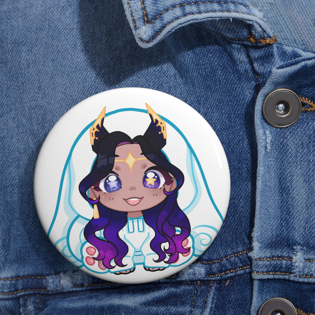 Kosmic "Starry-eyed" Button Pin