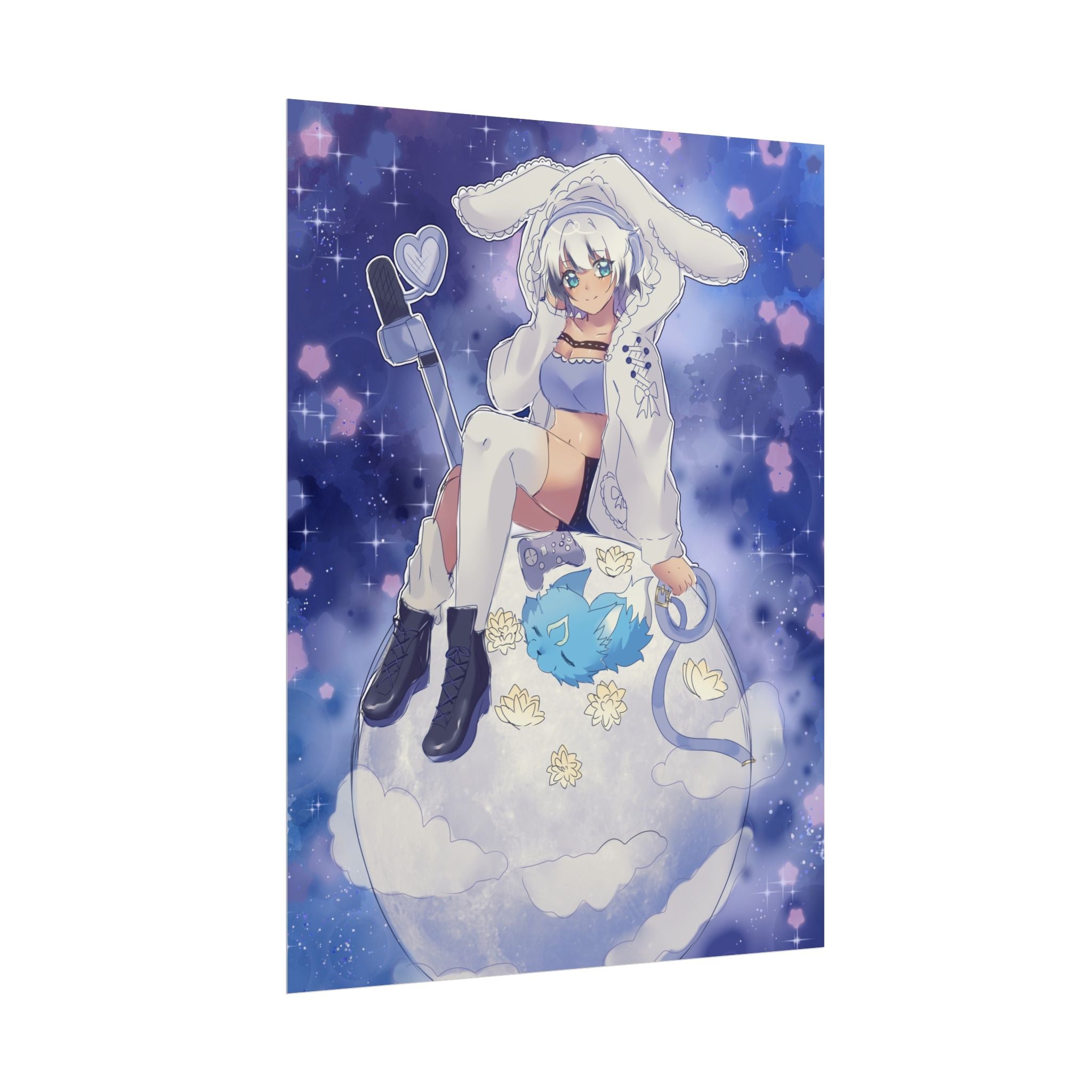 AshenMei Moon Poster