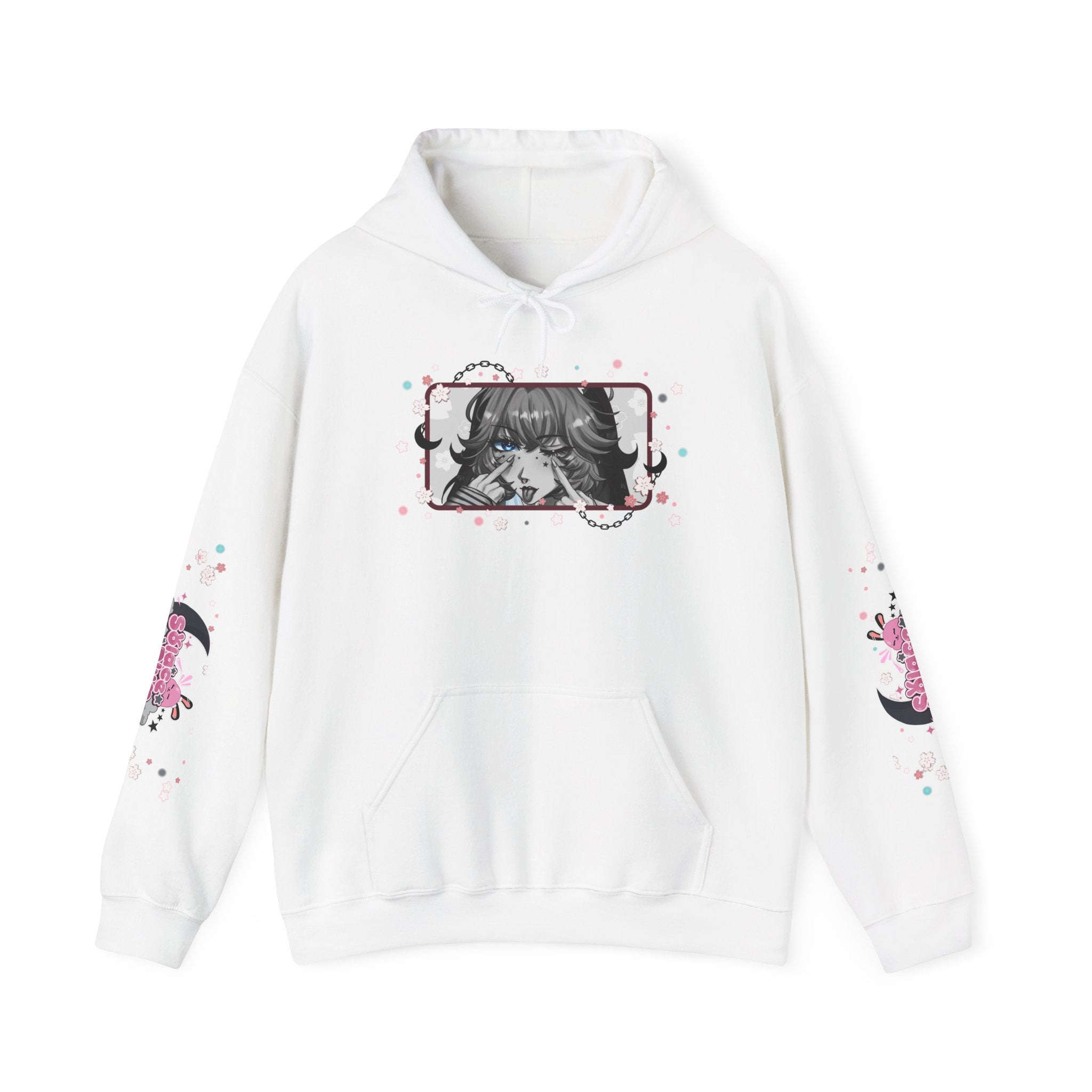 Solace Plum BW "Blep" Designer Hoodie