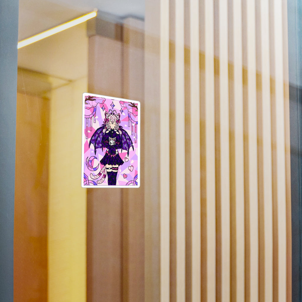 KatDragonz “Stained Glass” Sticker