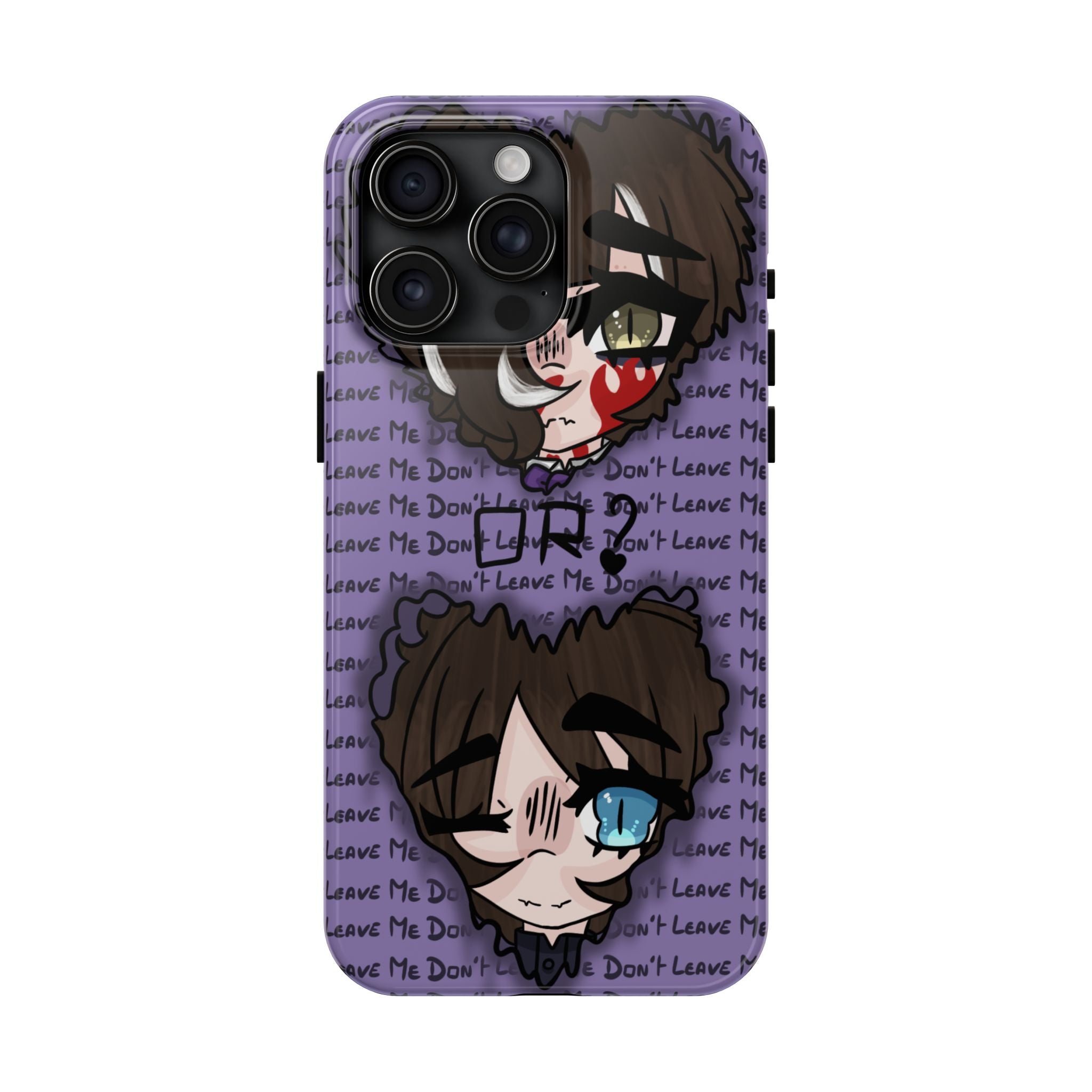 Renée Lysobore "Me or Them" Phone Case