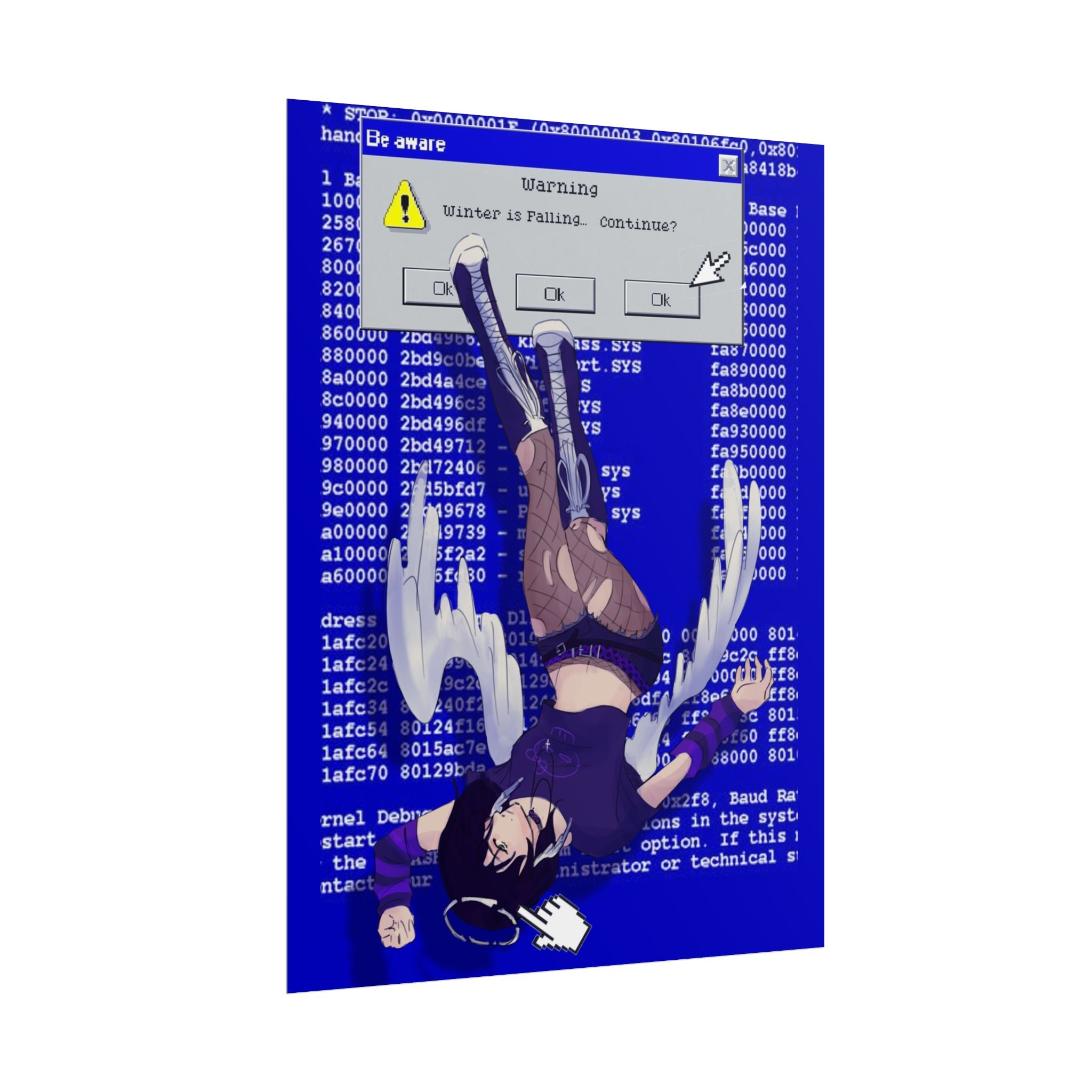 winteris2tired "winteris404'd" Poster