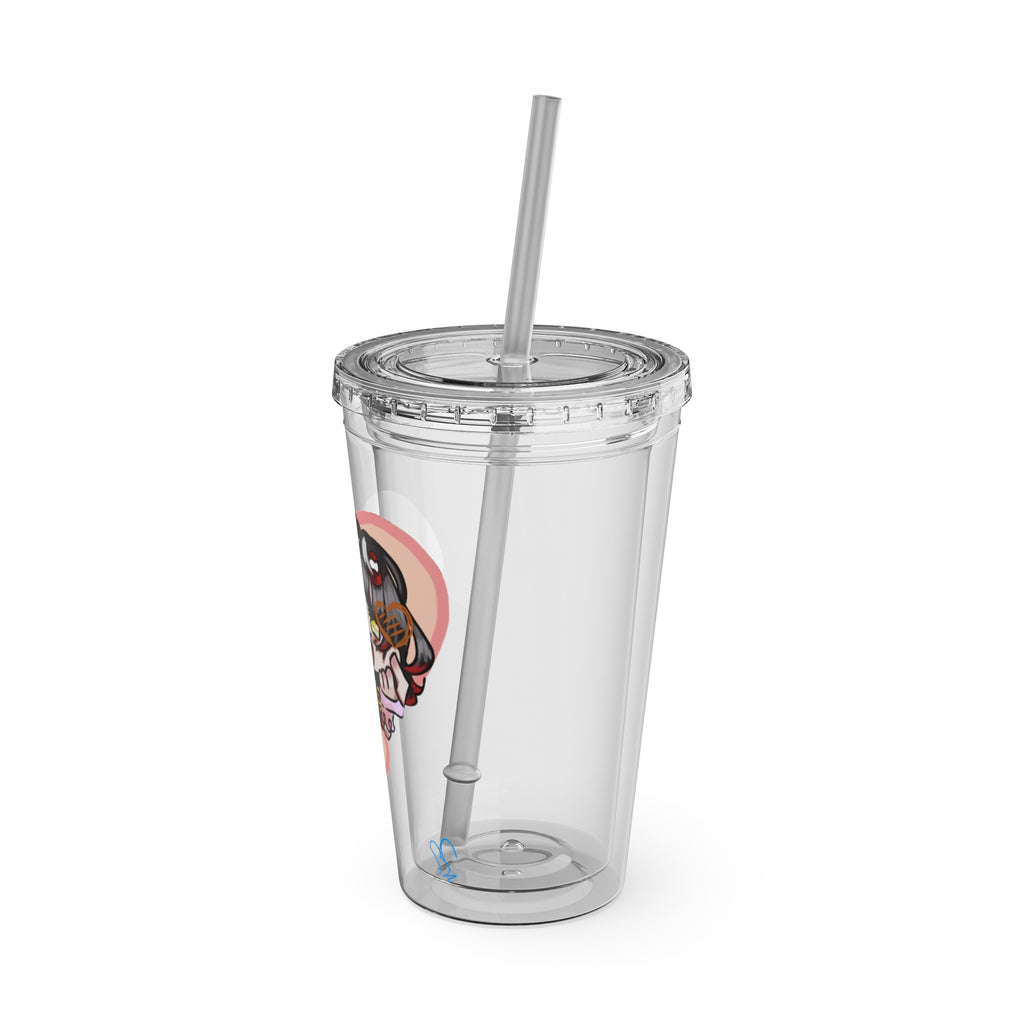 Vatsun Kabuki "Hearts~" Acrylic Tumbler