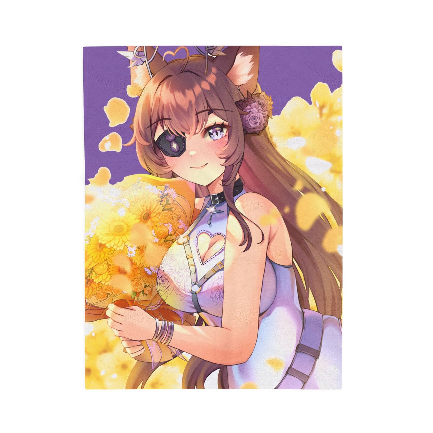 Canin Rose “Flower Field” Blanket