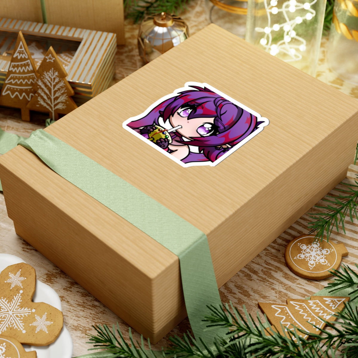 Selene Semira "Sipping" Sticker