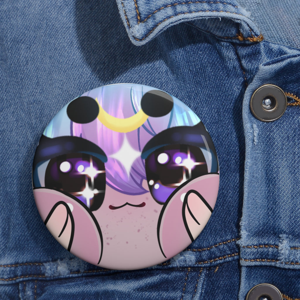 echosofferra "Cheek Squish" Pin Button
