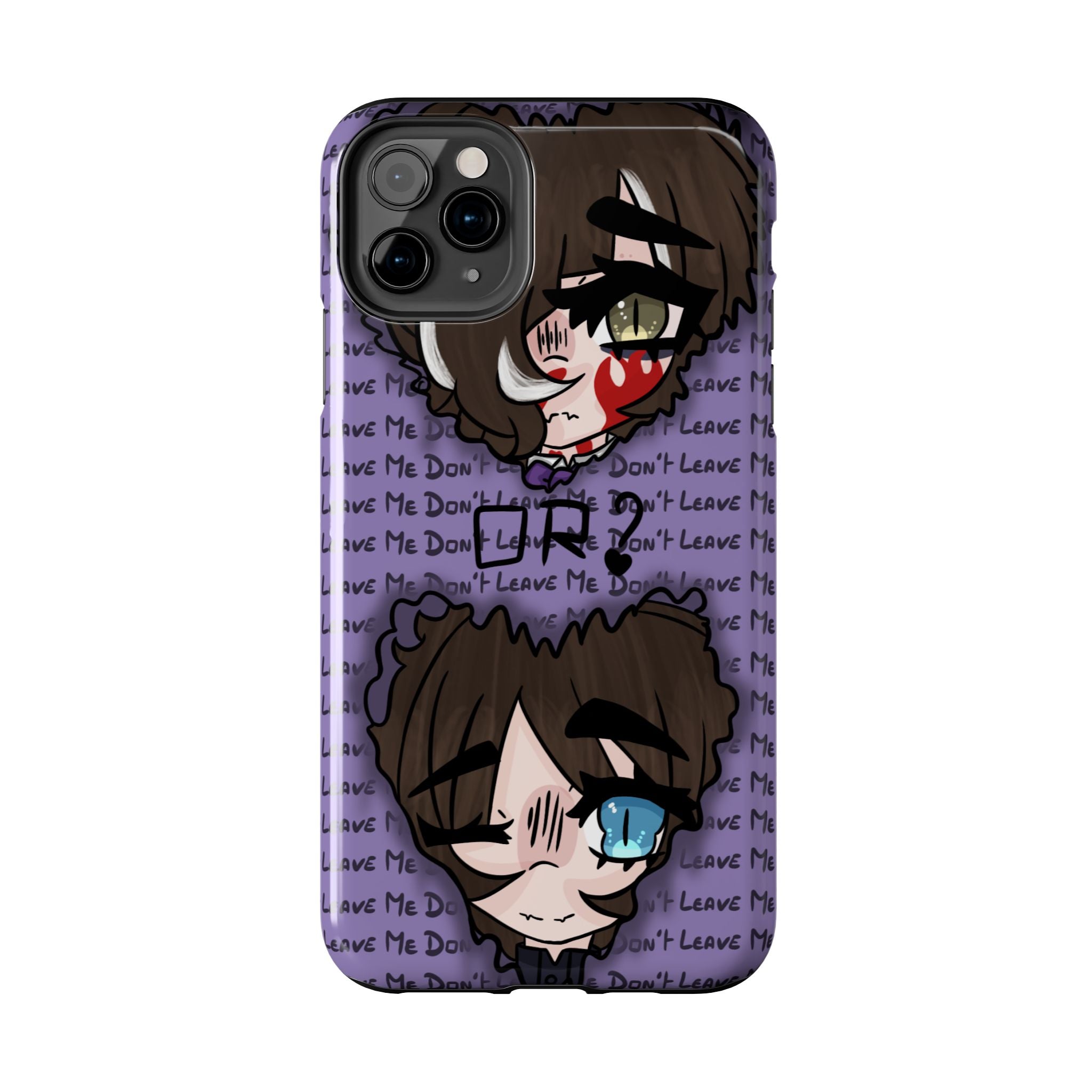 Renée Lysobore "Me or Them" Phone Case