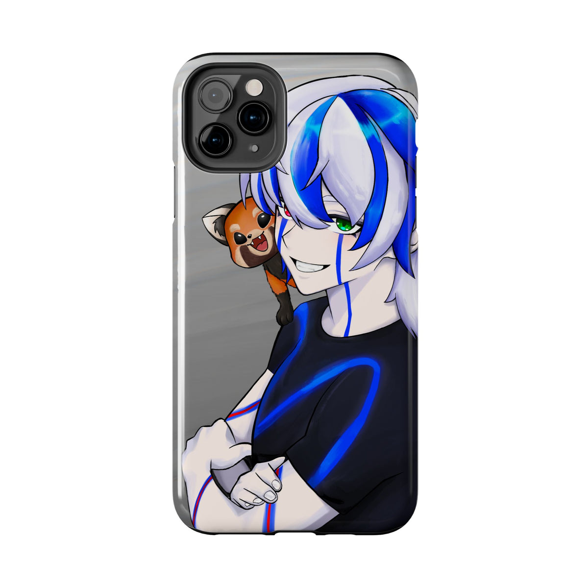Ray Xash "Red Panda Companion" Phone Case