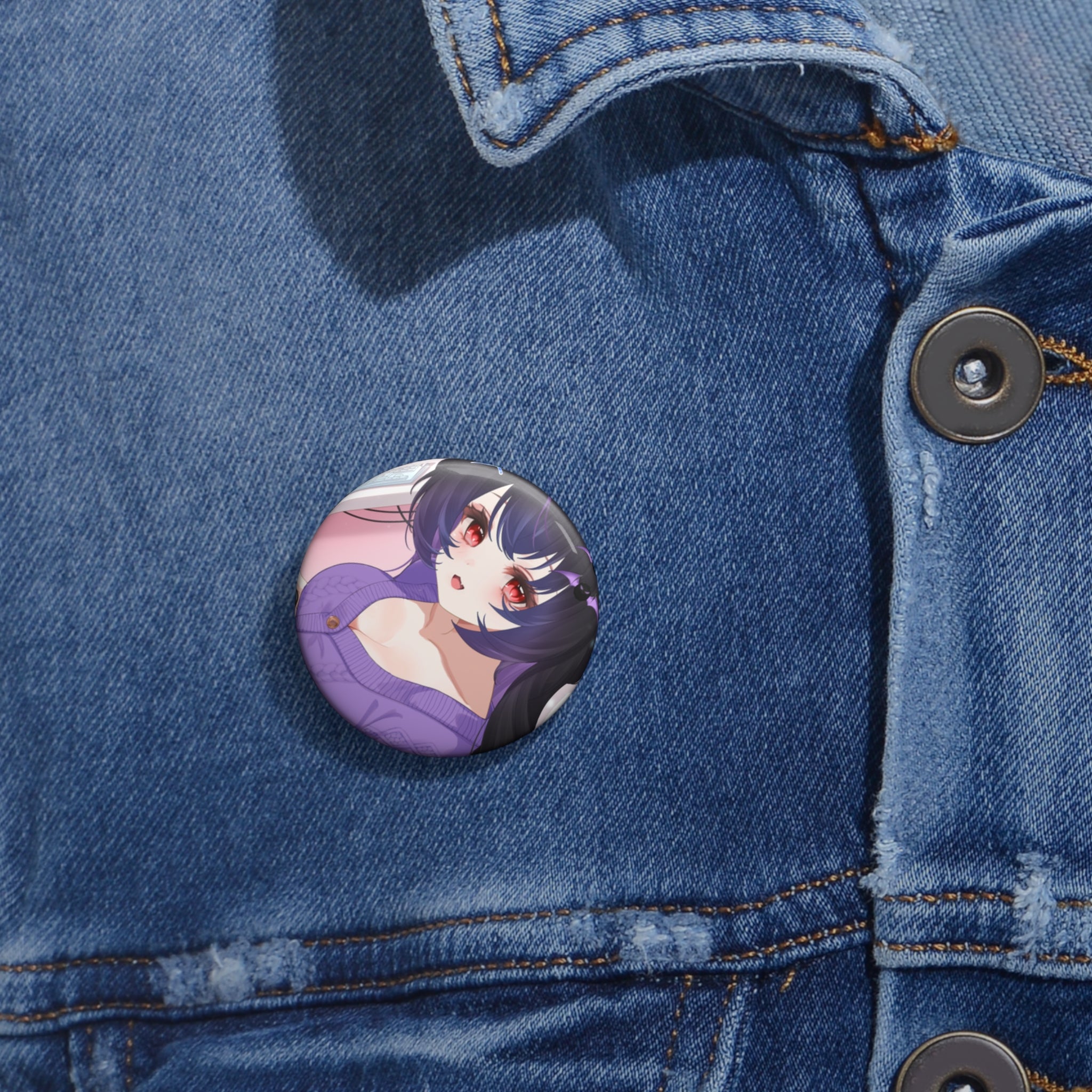 ChibiAnn "Gaming" Pin Button