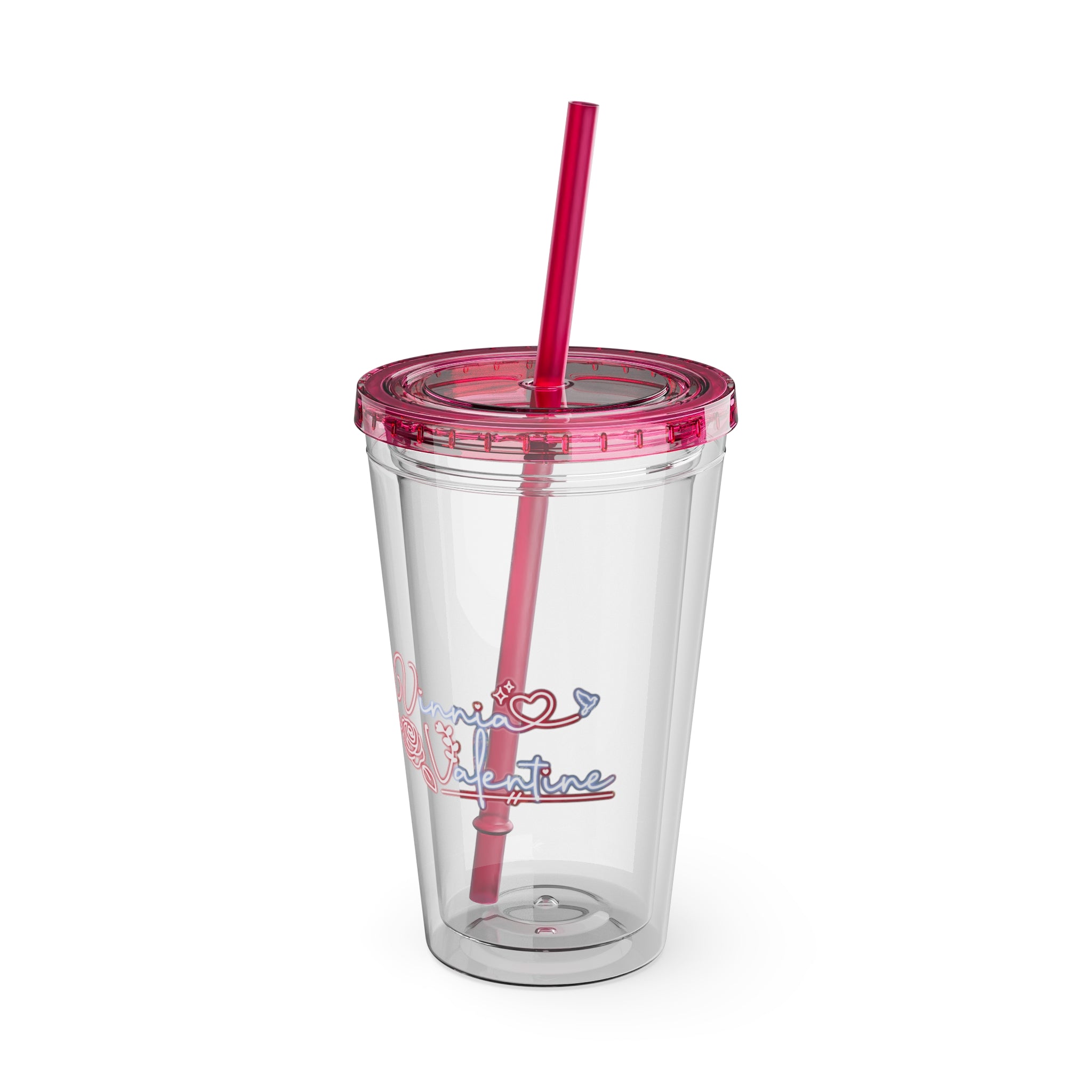 Vinnia Valentine "Rose Garden" Acrylic Tumbler