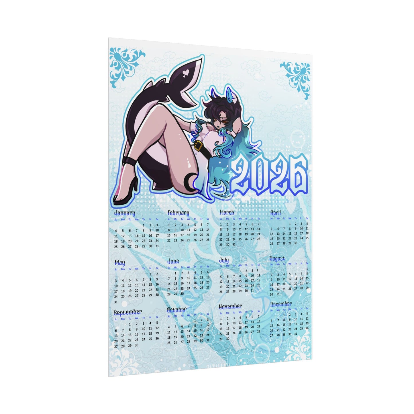 Sereana 2026 Calendar Poster