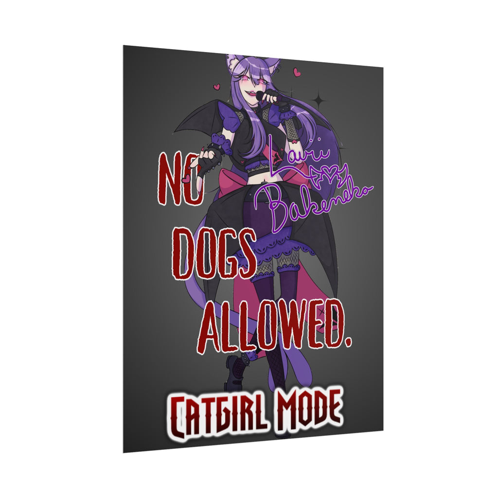 Lavii Bakeneko "No Dogs Allowed" Poster