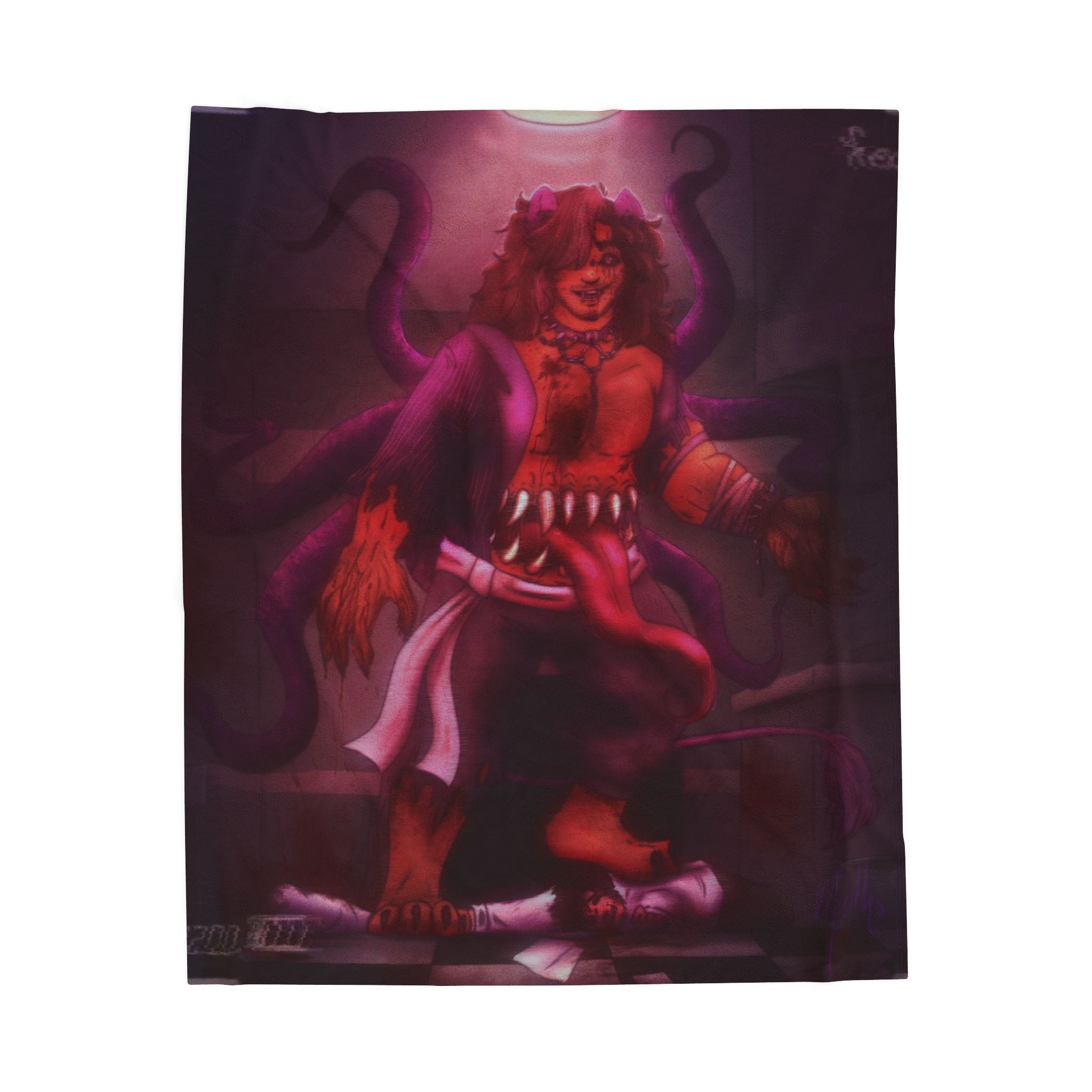 "Caught in 4K" htxLion Blanket