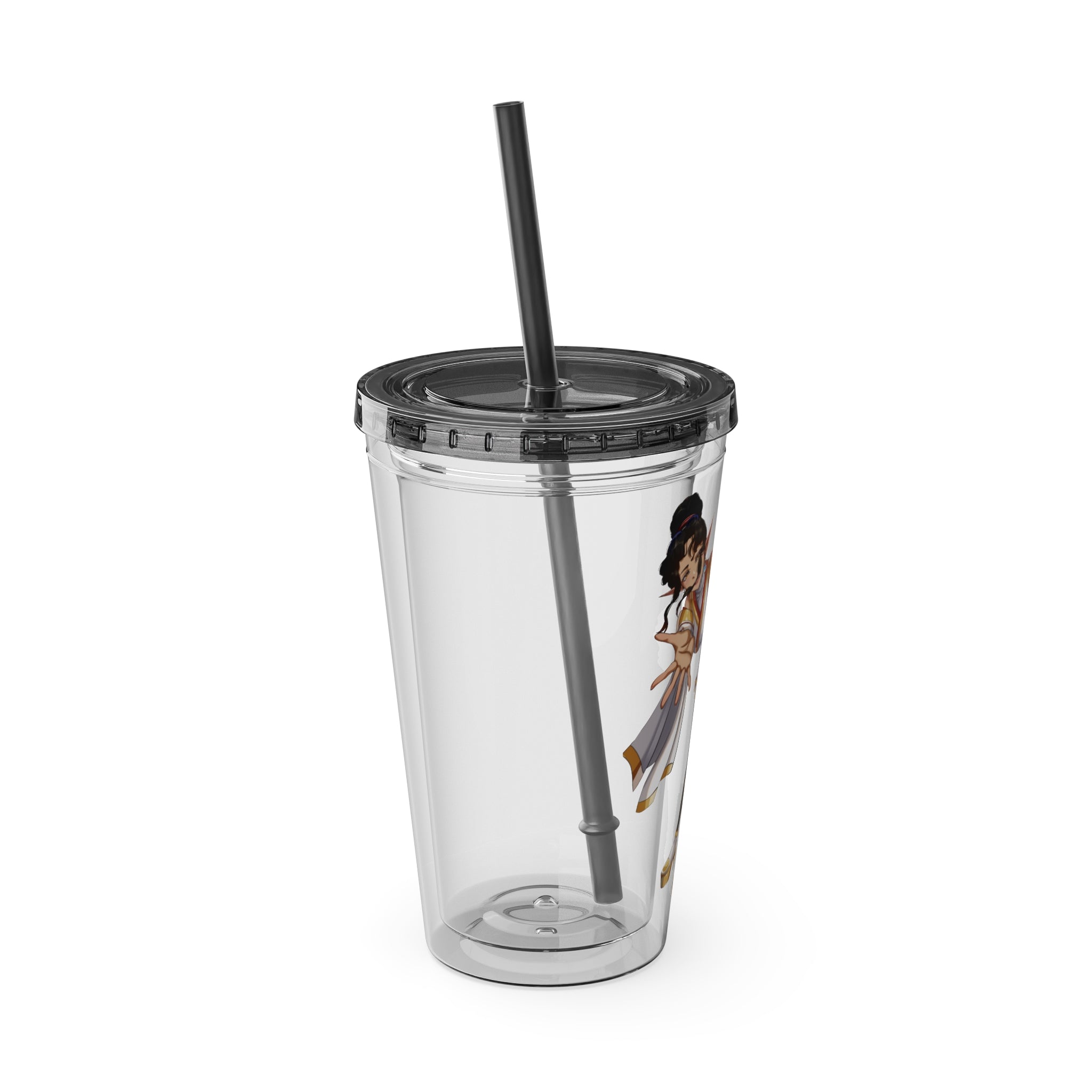 LadyKnightLynx "Reaching Out" Acrylic Tumbler