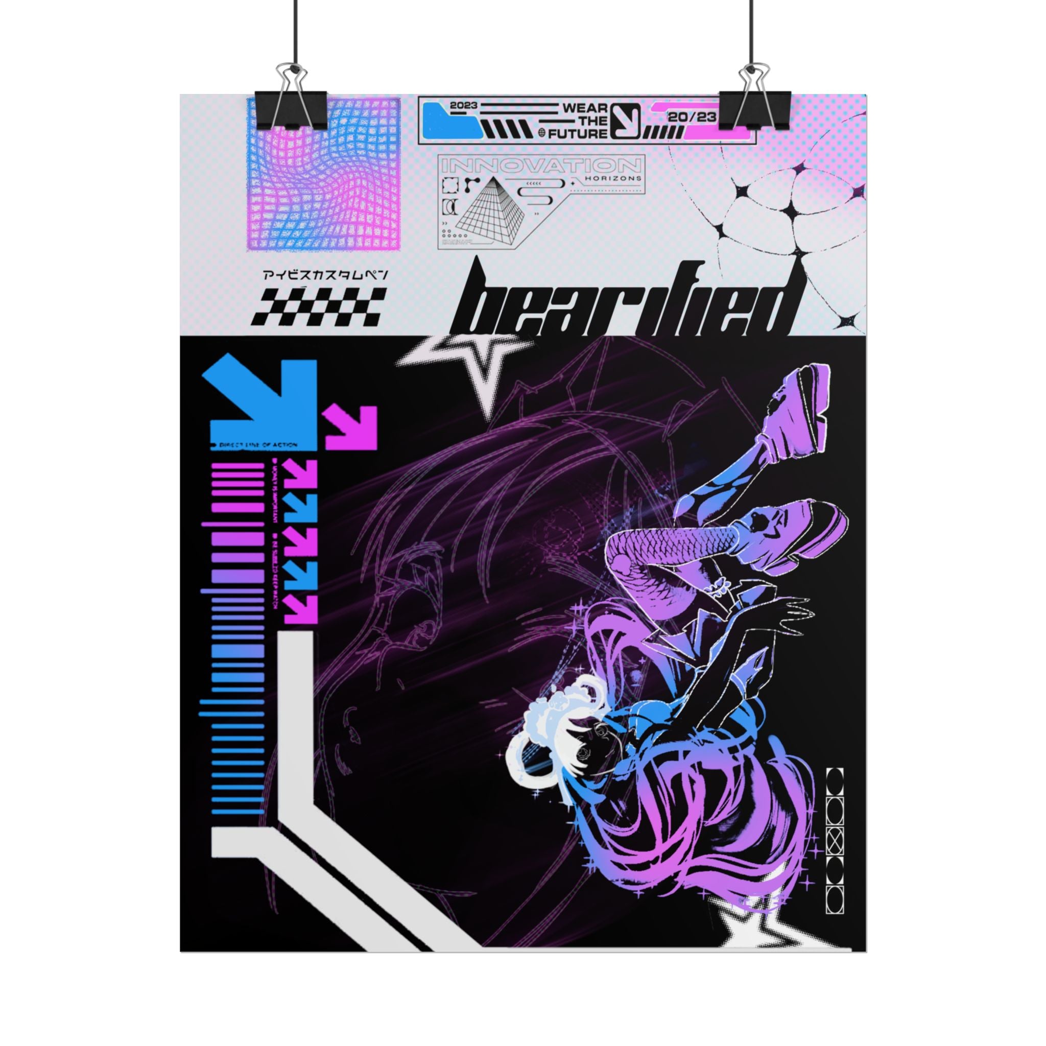 bearwithchloee "Retrowave" Poster