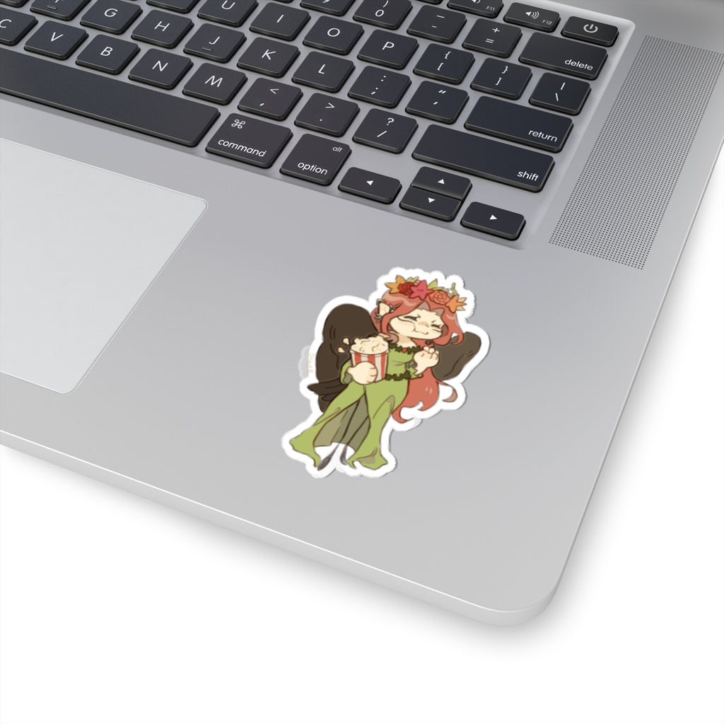 RavensnTeacups "Popcorn" Sticker