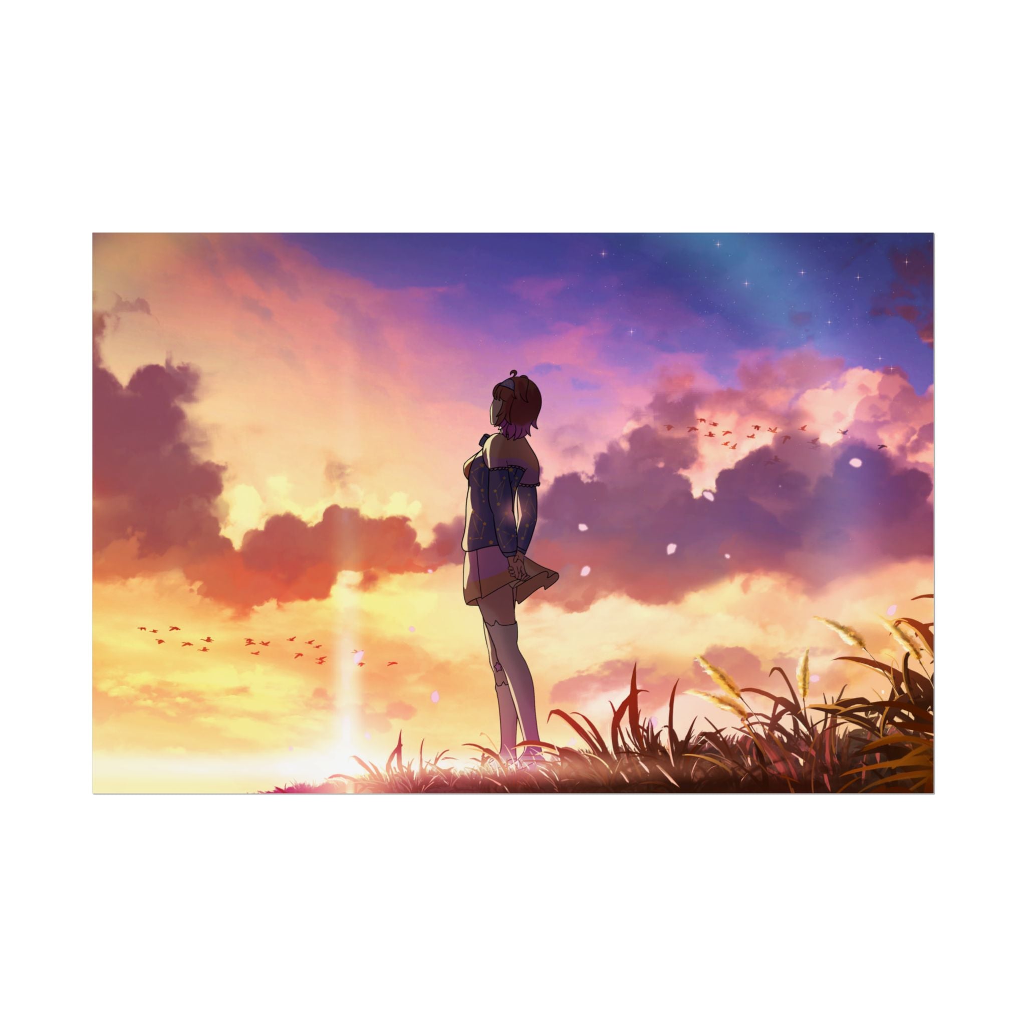 LunarNovaa "Petals at Dusk" Poster