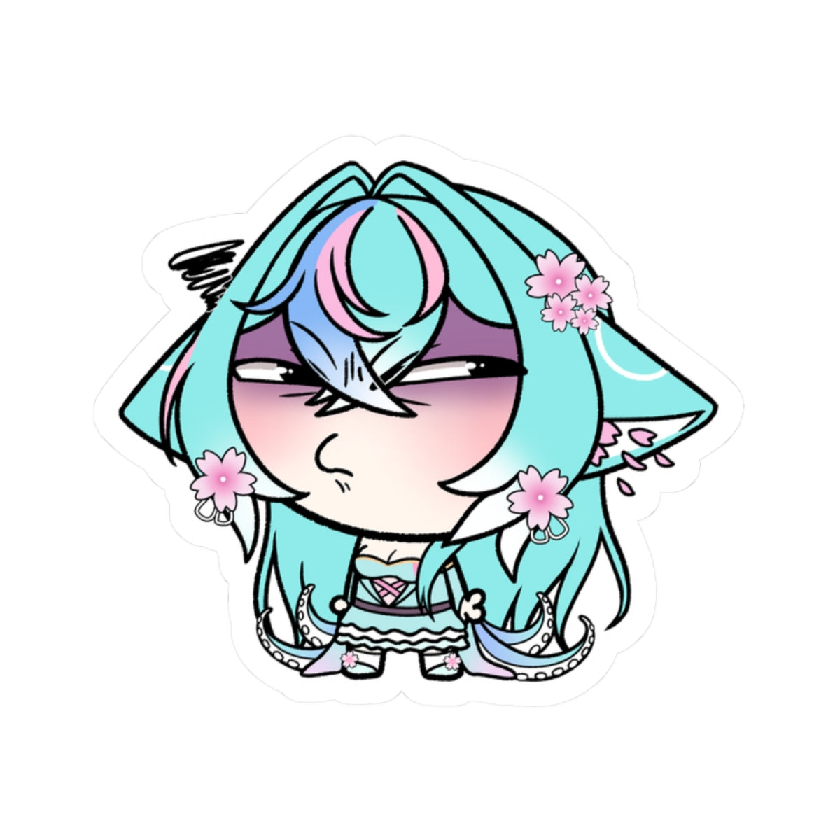 Eggie Weggie "Sus Sideeye" Sticker