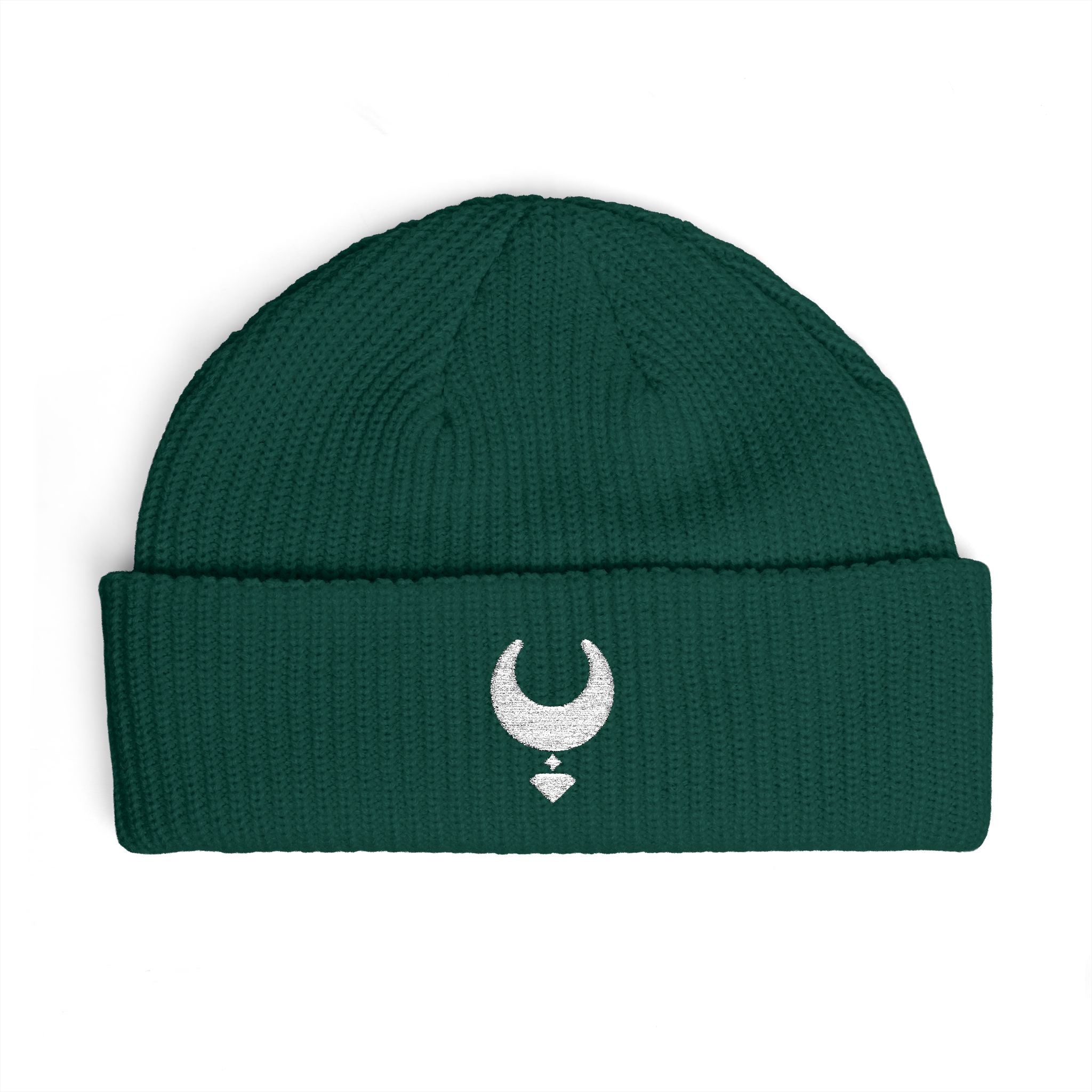 Artemis Gem White Emblem Beanie