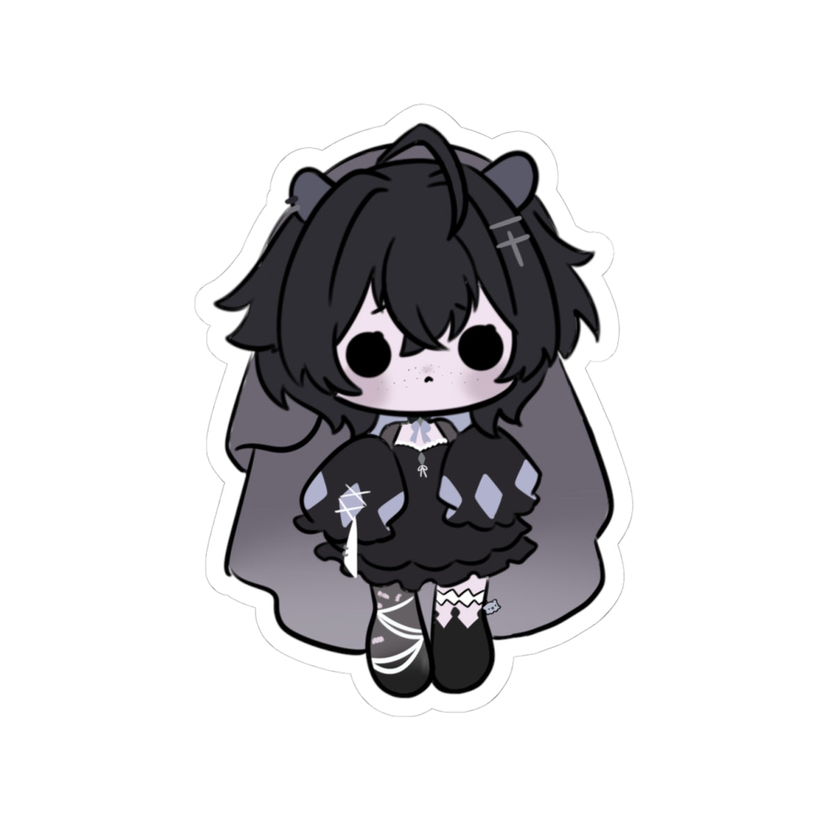 Ariel "Short Hair Cheeb" Sticker