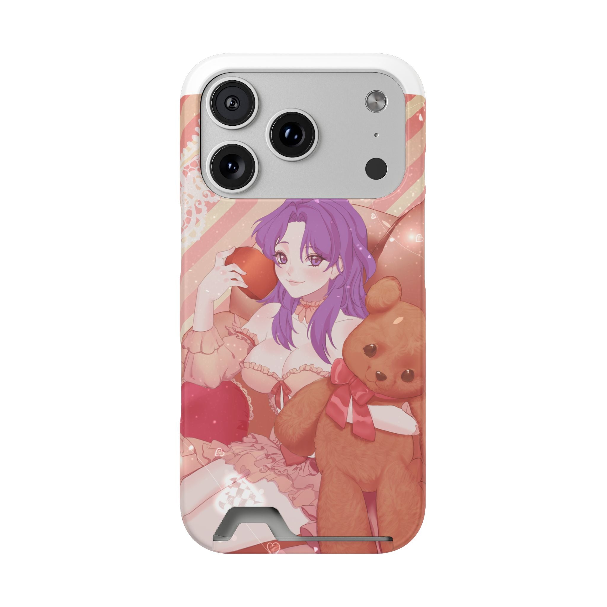 Angelica Phone Case With Card Holder