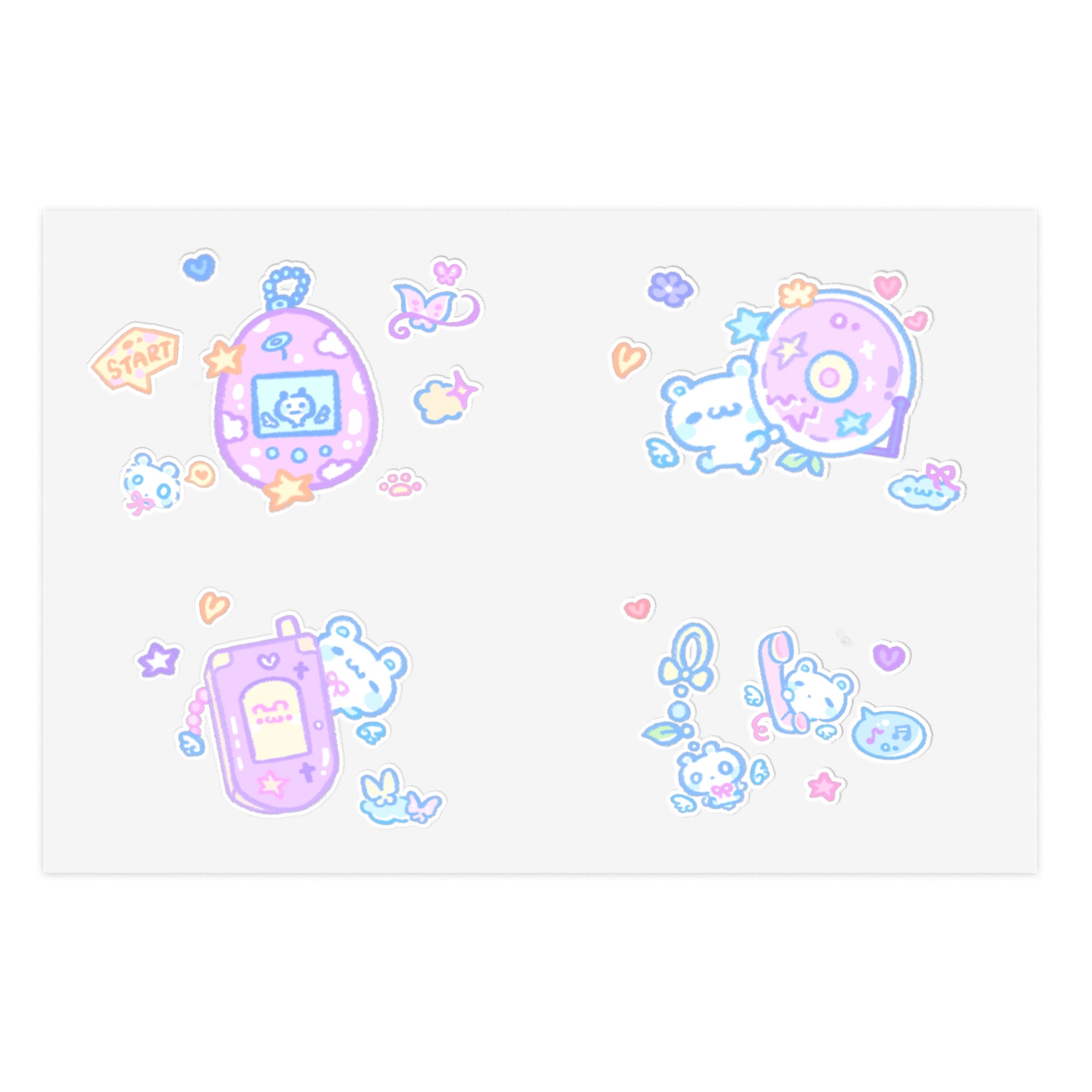 Bearwithchloee "Little Friends" Sticker Sheet