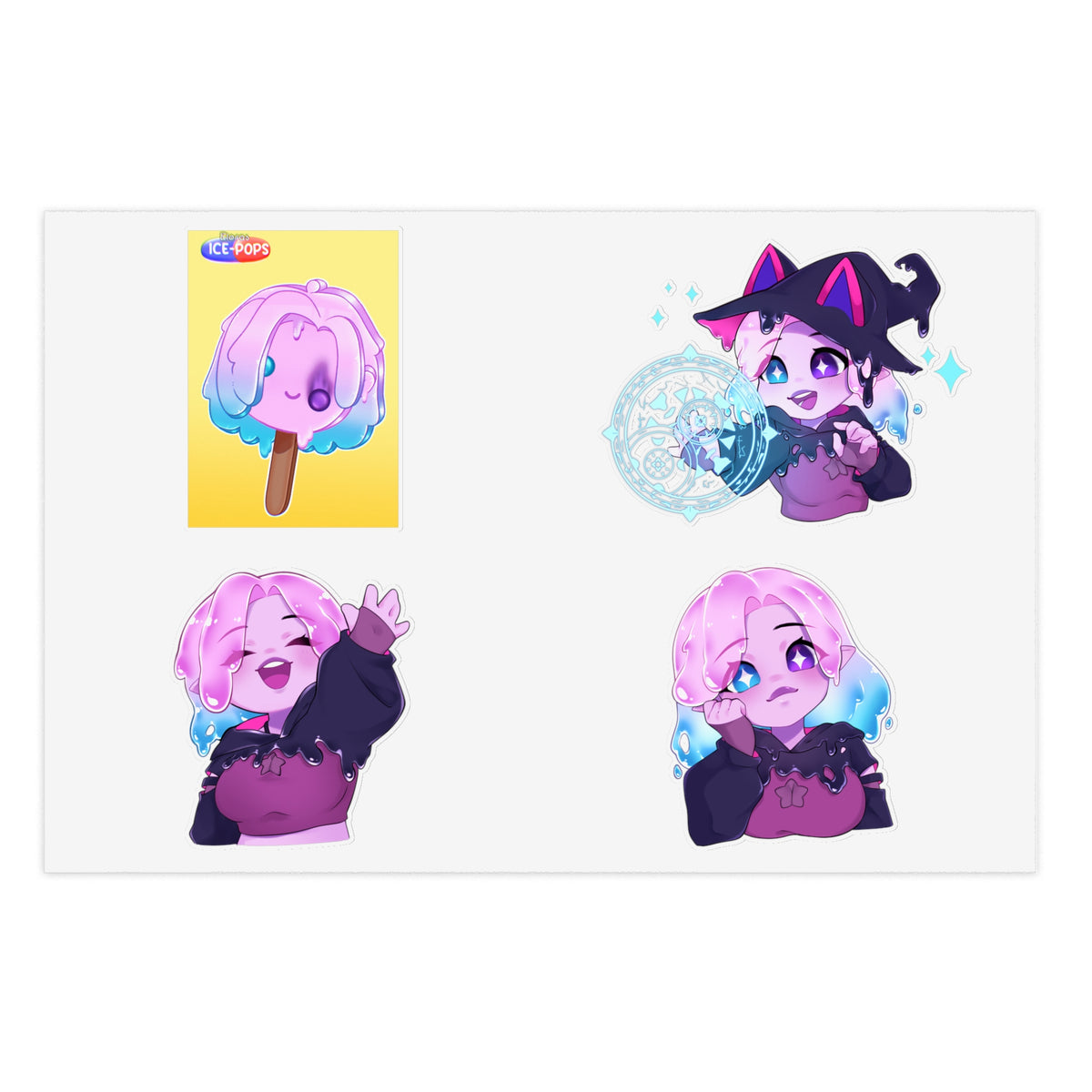 Sour Slimes Sticker Sheet