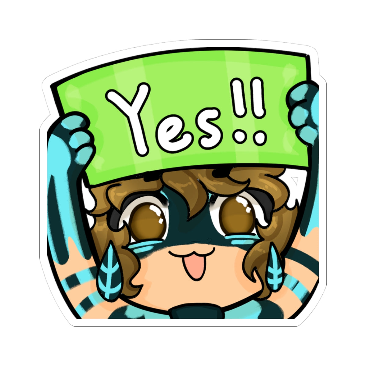 PercyEverett "Yes!!" Sticker