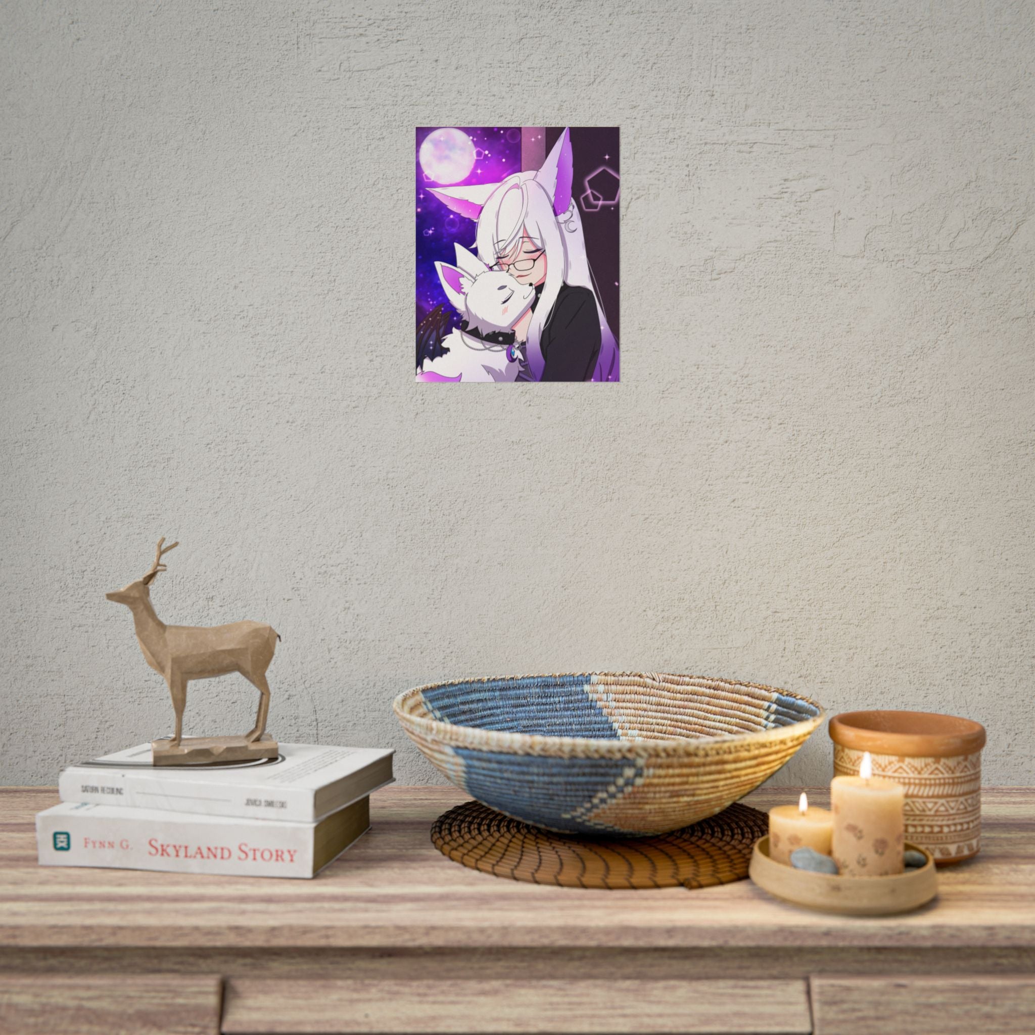 EepySpectre "Moonlit Hug" Poster