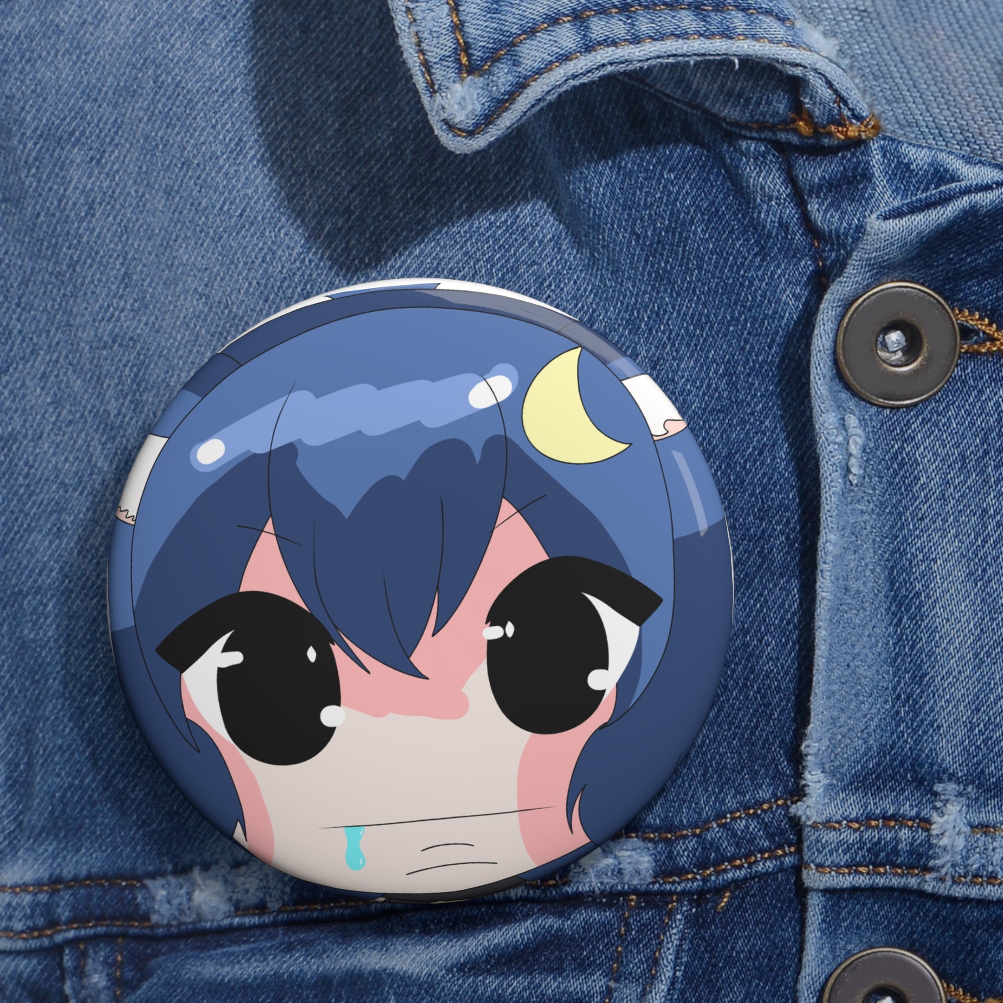 Moonlitte "Drool" Button Pin