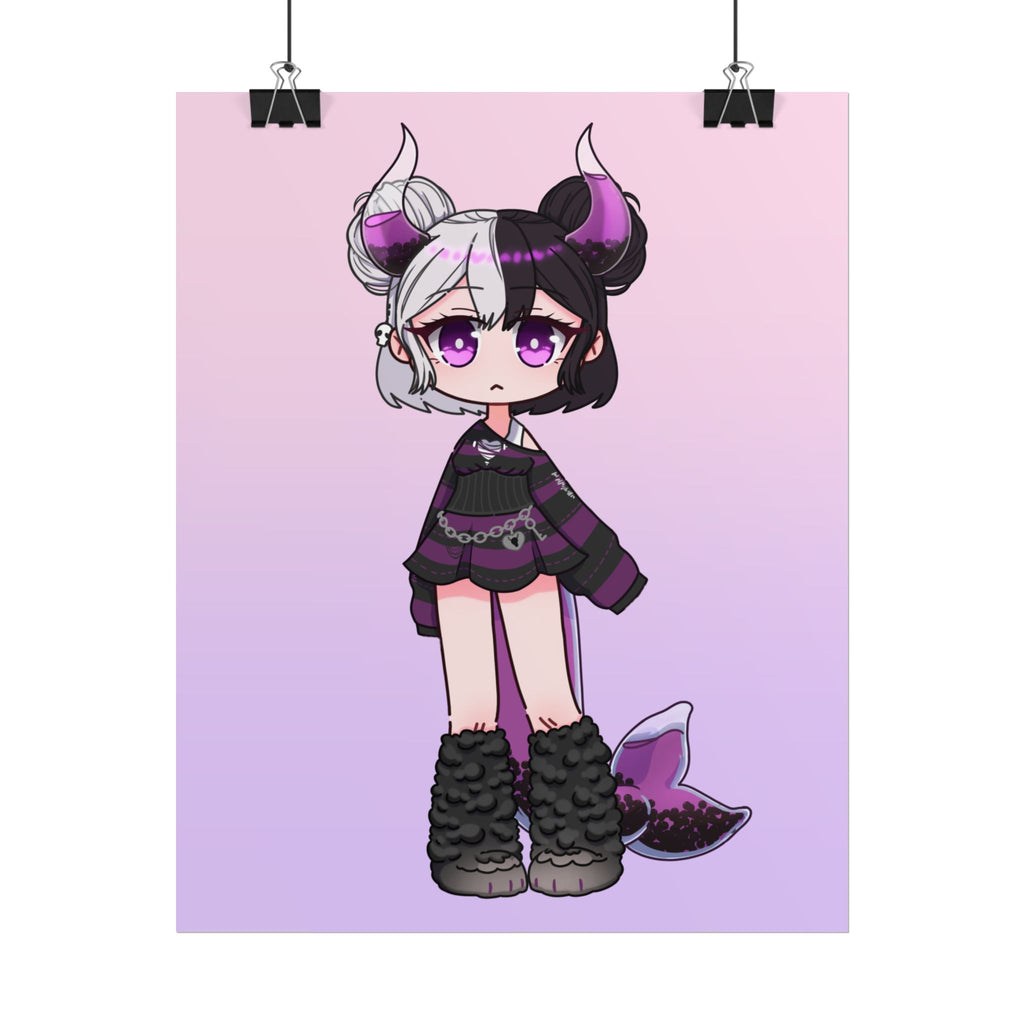 Axolpuff "Evil Axol Chibi" Poster