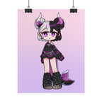Axolpuff "Evil Axol Chibi" Poster