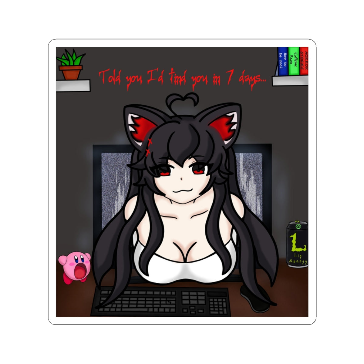 Ghost Girl Liz Sticker