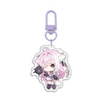 nekowomai "Chibi" Front-Side Epoxy Keychain