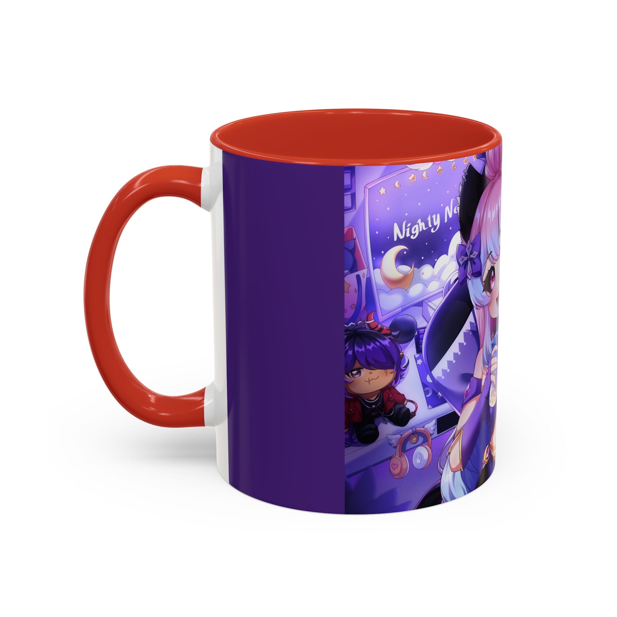 "Time To Stream!" Nighty Neko Mug