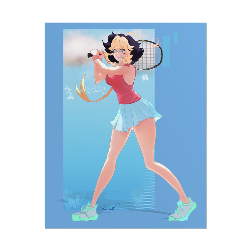 Meruccubi Tennis Poster