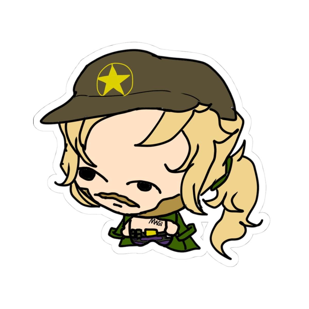 Stryker & The Goons Big Brain Mode Sticker